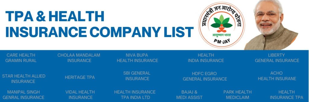 TPA AND HEALTH INSURANCE COMPANY LIST